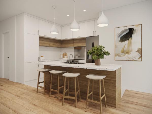 5.5 neuf à Sainte-Julie, Quartier Lumicité avec stationnement
